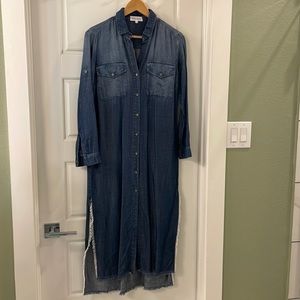 Bella Dahl maxi shirt dress